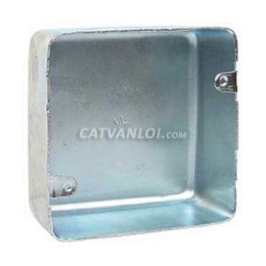 4 Inch Square Drawn Box Steel - No Knockouts (HE102A) - Cat Van Loi G.I ...