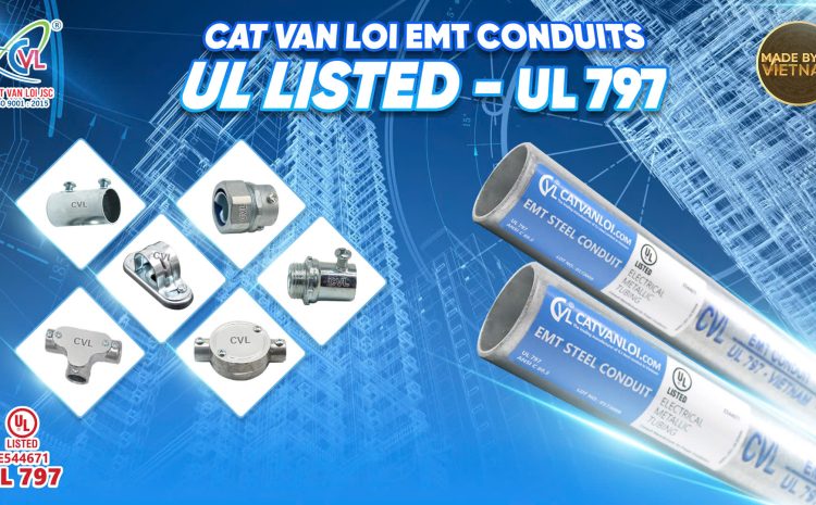  CVL UL Listed EMT Conduit – Certified Safety & Quality (Code: E544671)