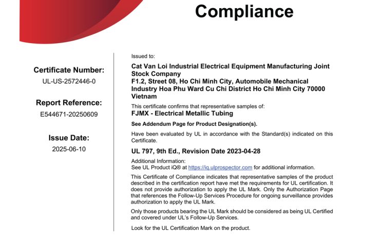  Cat Van Loi: Asserting Global Quality Through Prestigious International Certifications